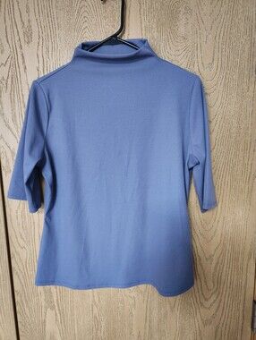 Worthington Lavender Mock Neck Women's Top